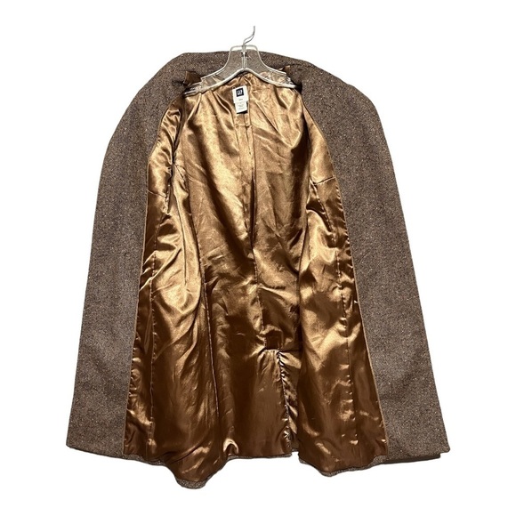 Gap Factory Wool Tweed Duffle Coat W/Toggle Fasteners Vintage Inspired Timeless - Picture 6 of 14